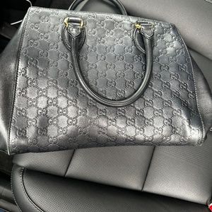GUCCI Guccissima Leather Top Handle